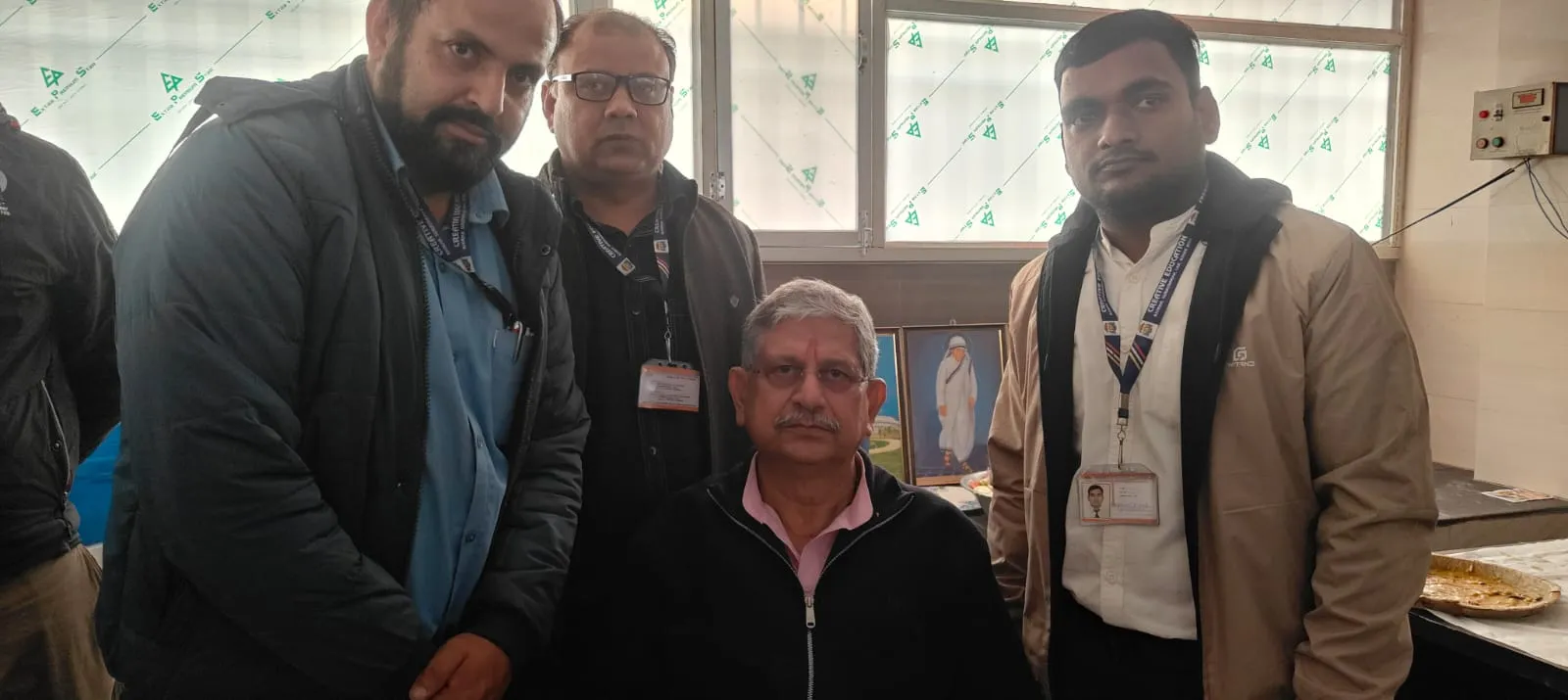 S M Rahman, A. R. Dwivedi, N K Chaudhary Sir With Rajeev Ranjan Singh